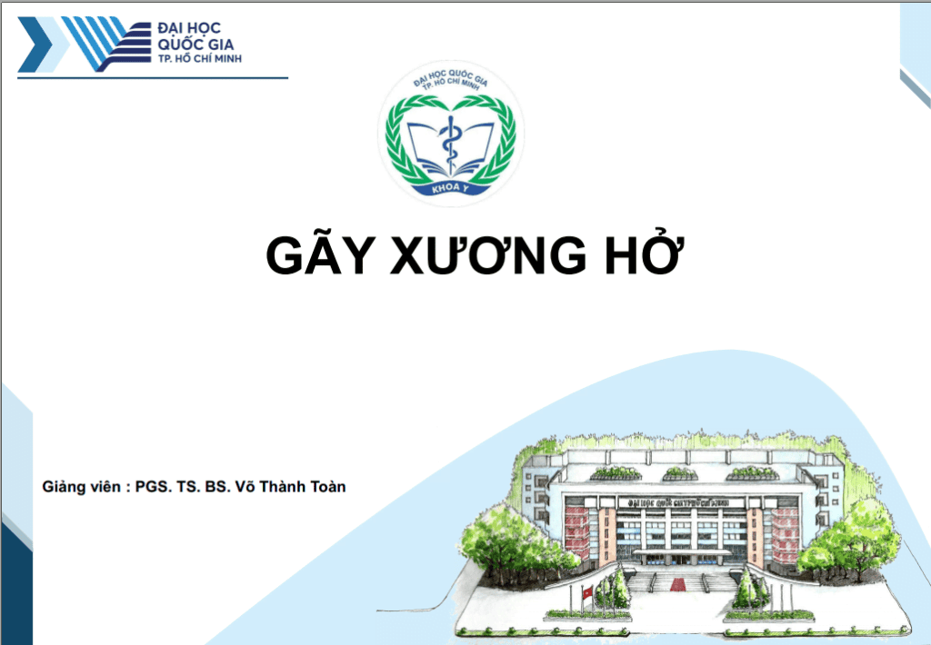Slide Bài Giảng Gãy Xương Hở